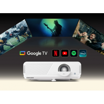 ViewSonic LX720-4K: Laser 4K 3.500 Lumens – Có Sẵn Google TV & Netflix