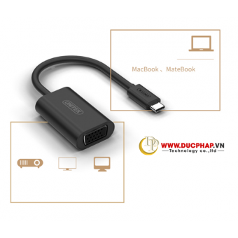 Cáp Chuyển Đổi USB Type-C Sang VGA Unitek 