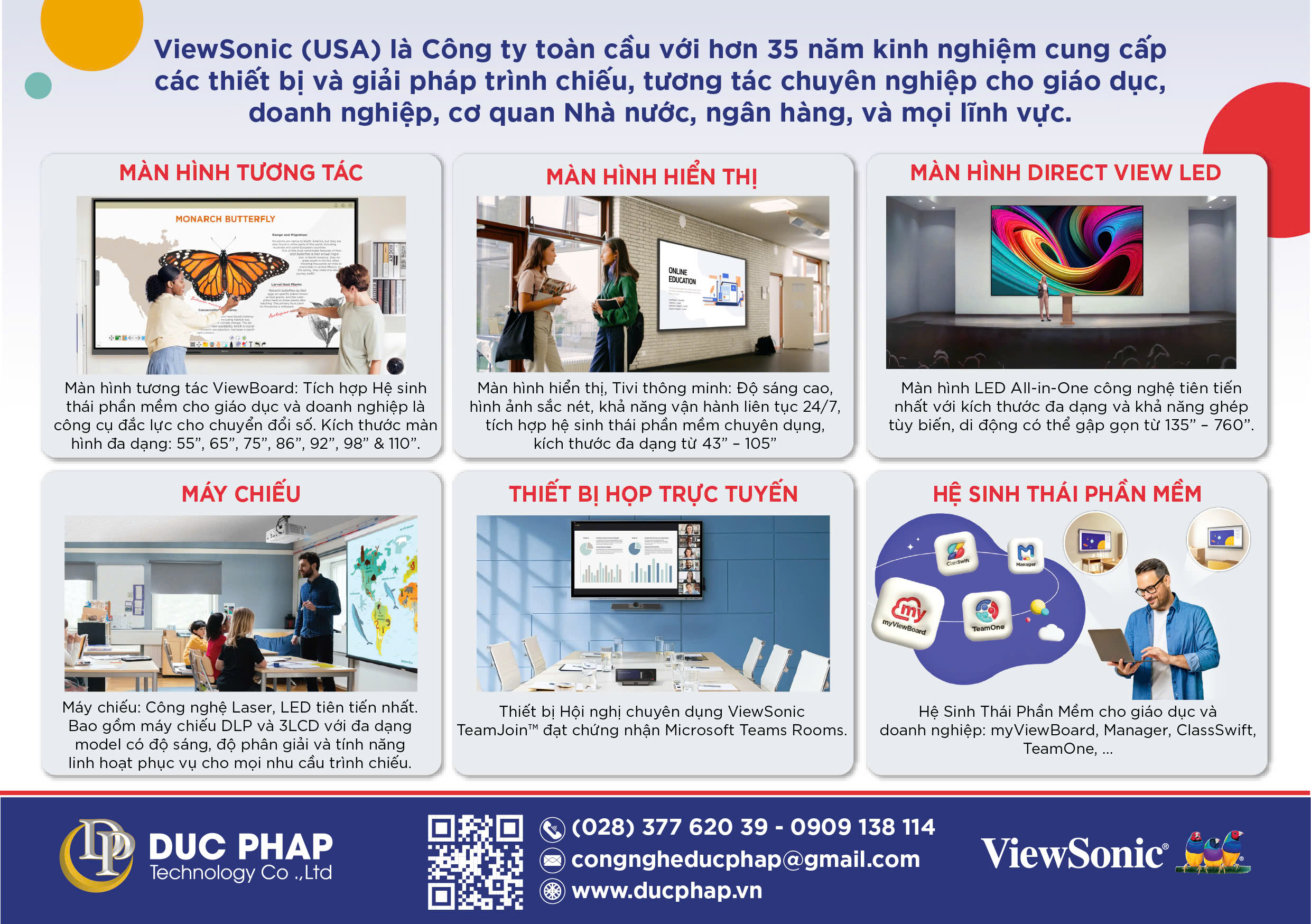 Đại lý phân phối ủy quyền ViewSonic