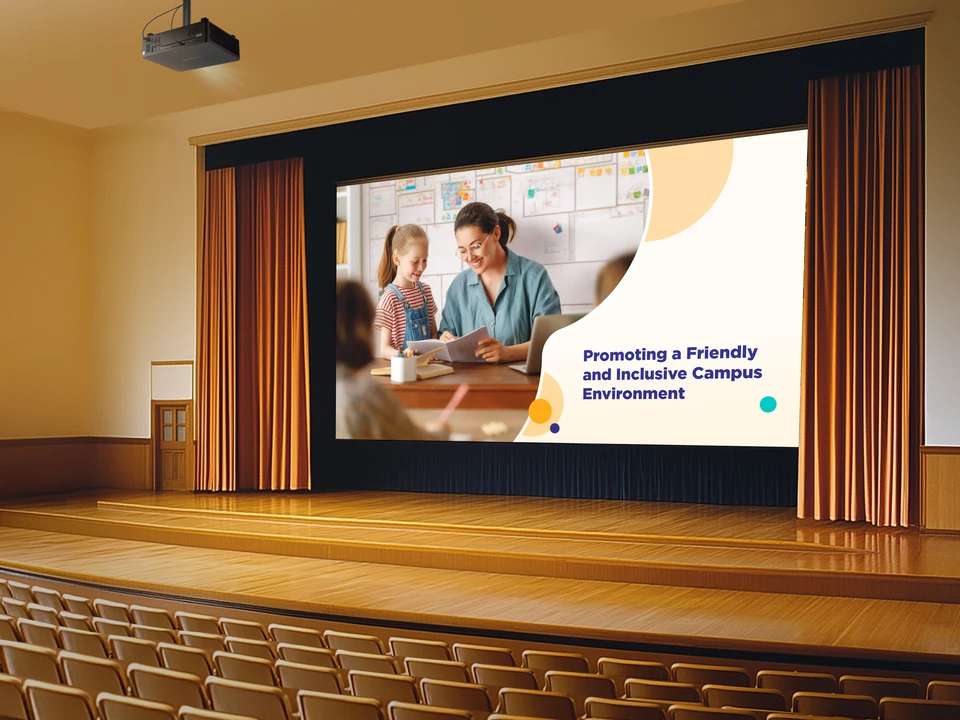 Máy Chiếu Laser Tầm Ngắn ViewSonic LS951WU WUXGA 8.000 Lumens Zoom Quang 1.26x Lens Shift H/V Chiếu 360°