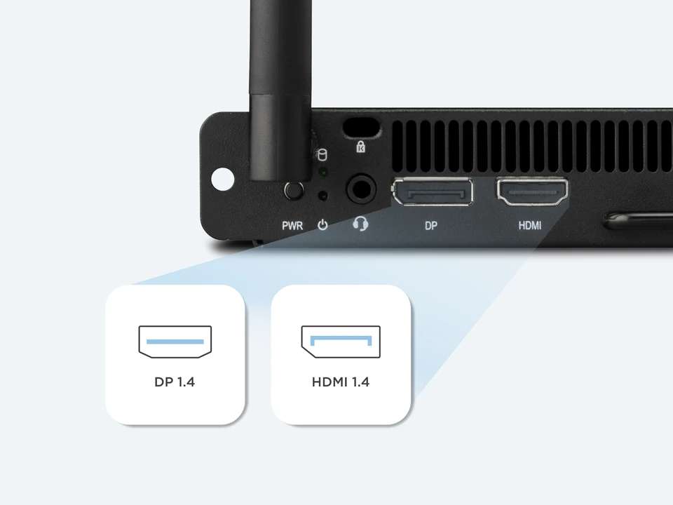 ViewSonic VPCF5-S33-G1-2A–Máy tính gắn trong cho ViewBoard®, Intel Core Gen 12, Windows 11 Pro, hỗ trợ 5K